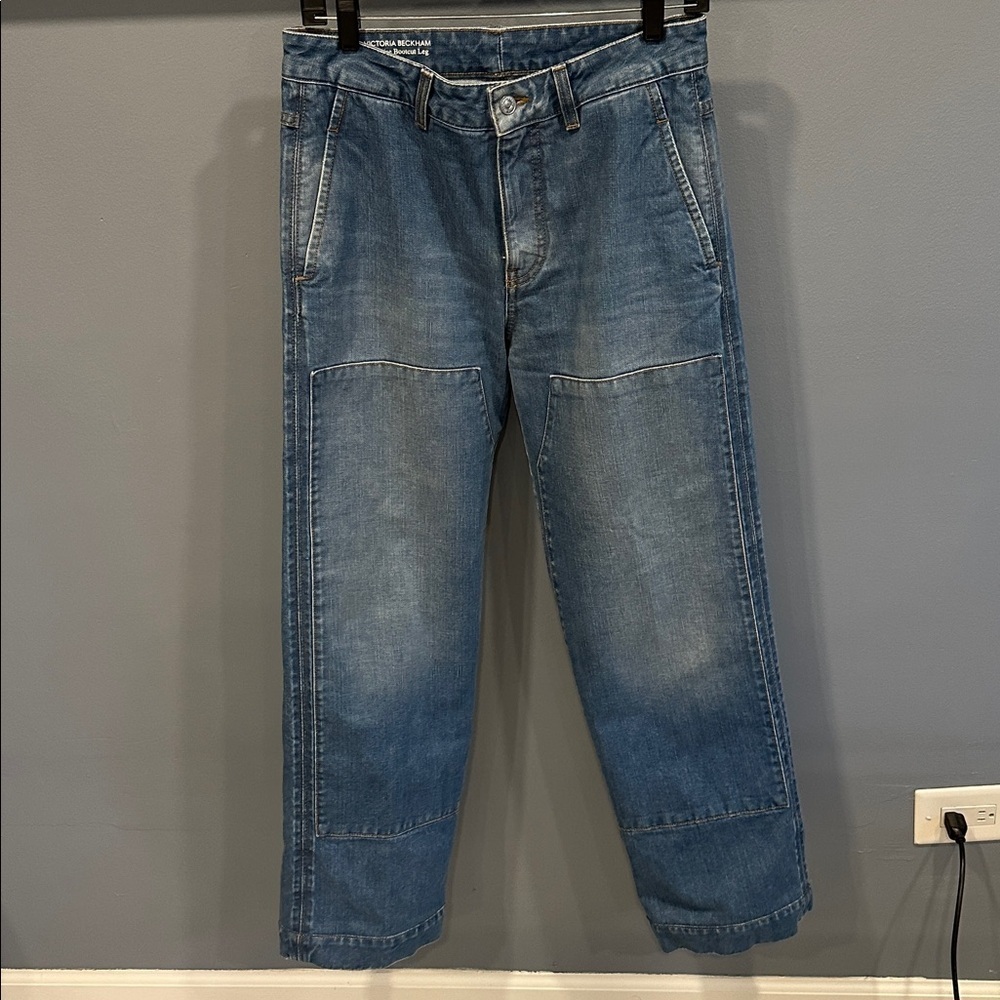 Victoria Bekham Low Rise Bootcut Serge Jean Size 27 **flawed *** see description